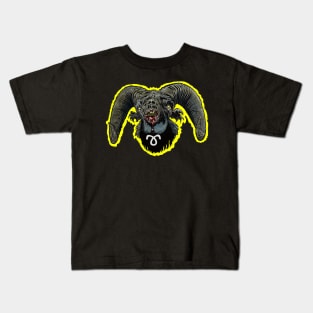 Zombie Art : ZOMBIE ZODIAC HORRORSCOPE (Aries) Kids T-Shirt